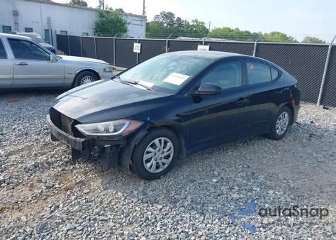 2018 Hyundai Elantra Se from USA, damaged, VIN 5NPD74LF7JH351495